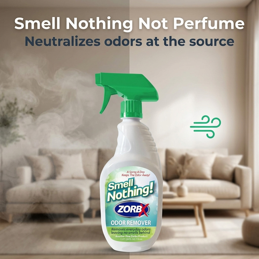 ZORBX Unscented 24oz Smell Nothing Combo (2 Pack)