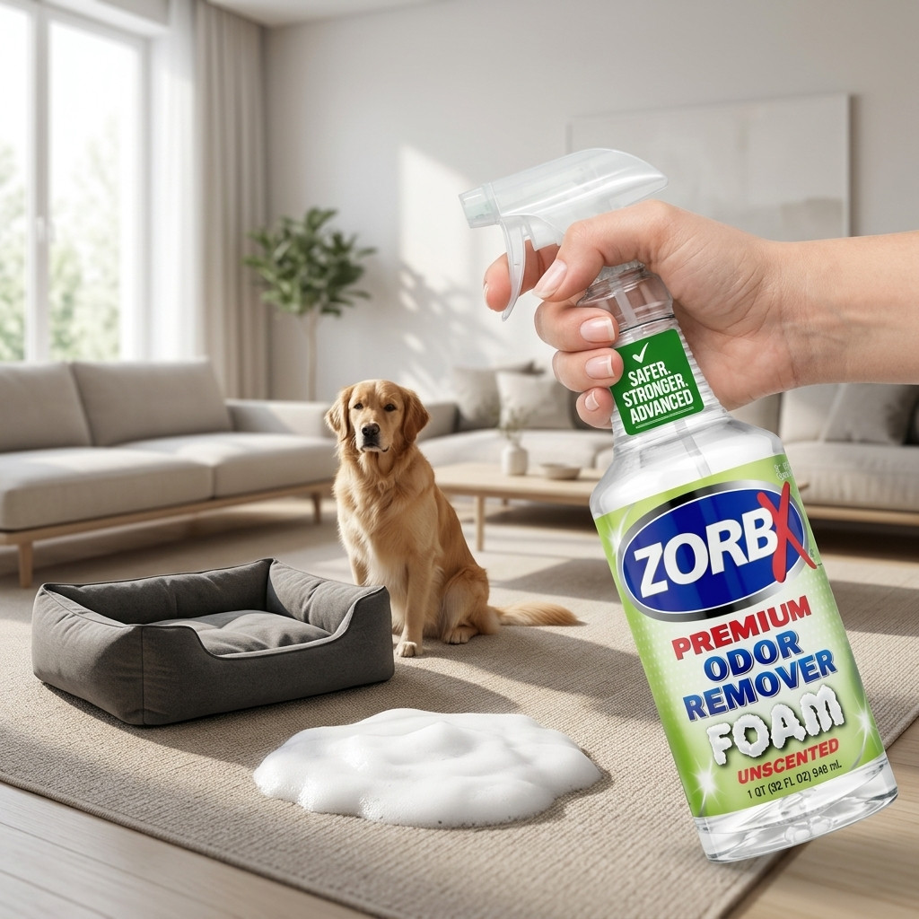 ZORBX Premium Unscented Odor Remover Foam 32 oz