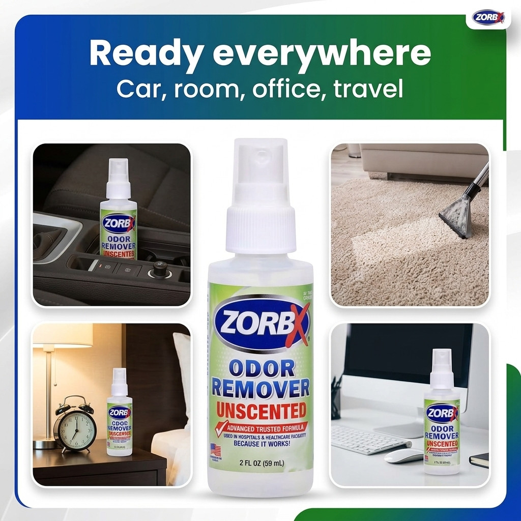 ZORBX 2 oz. Unscented Travel Pack [Pack of 5]