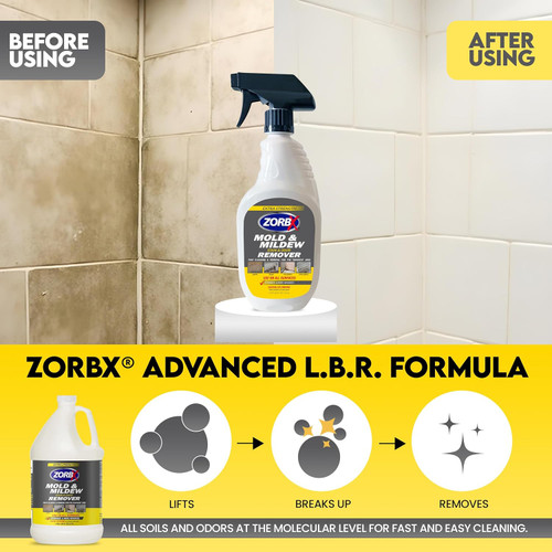 Mold & Mildew Stain & Odor Remover (1 Gallon - 128 oz)