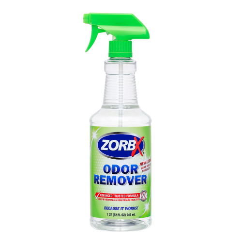 Eliminate cigarette smell, gasoline odors, odors from mildew, and food odors with ZORBX 32 oz. Unscented Odor Remover