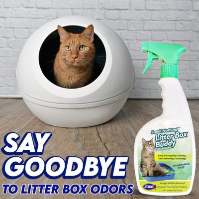 Have Litter Box Odors? Try Zorbx Litter Box Buddy Odor Remover