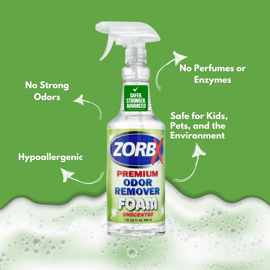 Spring Cleaning Deep Dive: How to Use ZORBX Premium Unscented Foam to Erase Hidden Odors