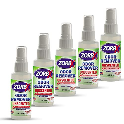 ZORBX 2 oz. Unscented Travel Pack [Pack of 5]