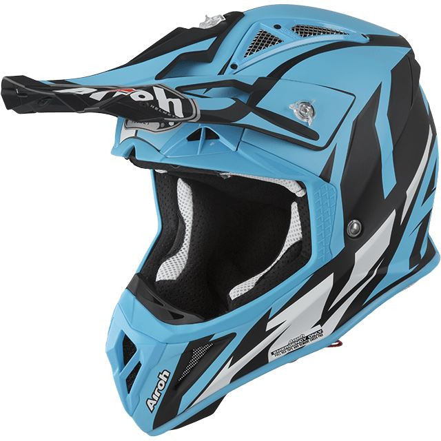 Airoh Aviator 2.3 AMS MX Helmet Azzure Matt