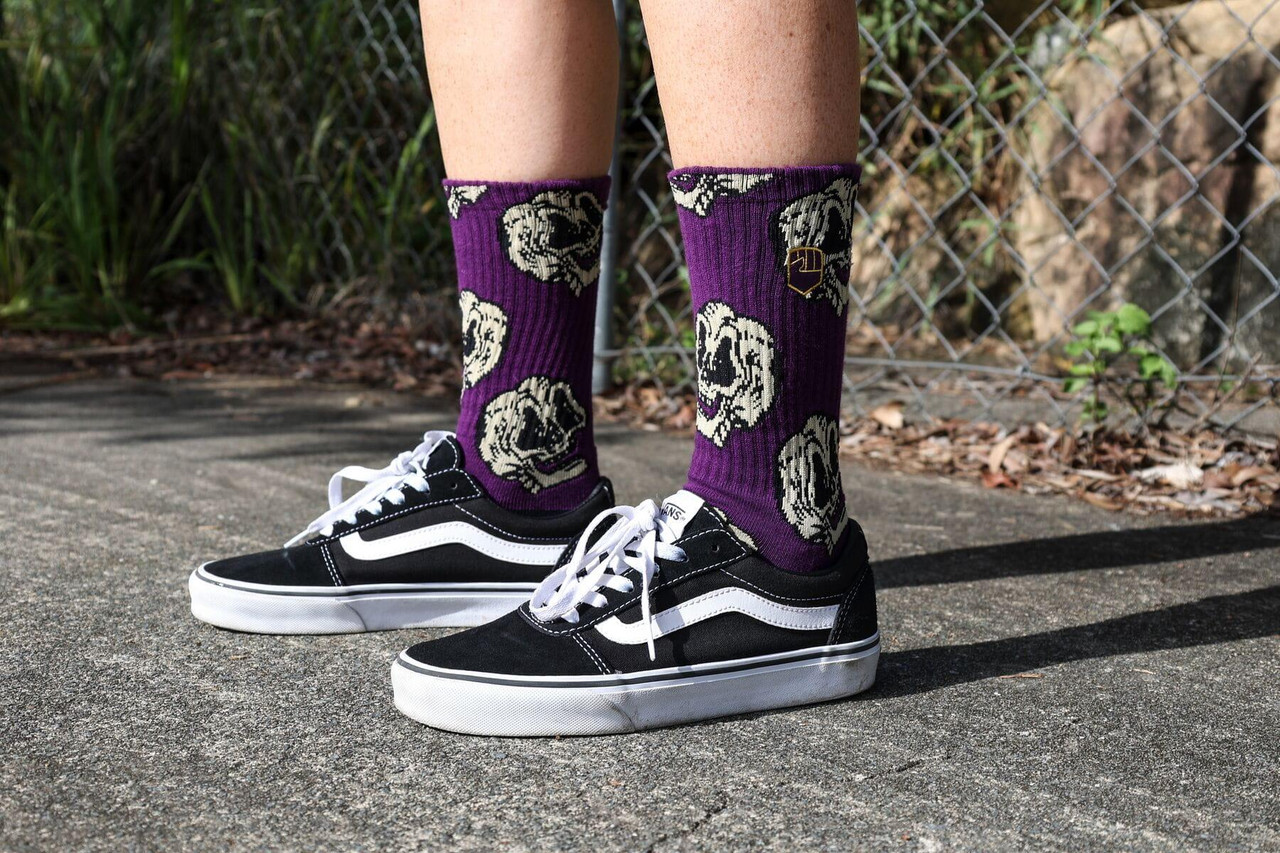 Fist Handwear Chapter 18 Collection Adult Skull Crew Socks - Mission MX