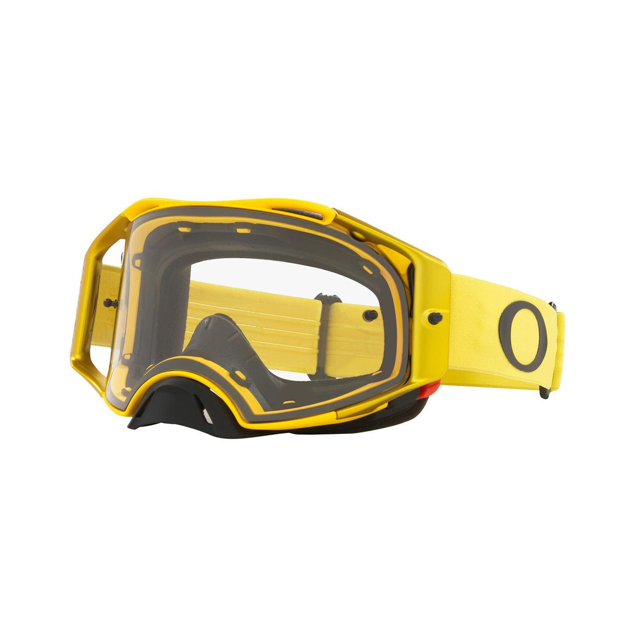 Oakley Airbrake MX Goggle (Moto Yellow) Clear Lens