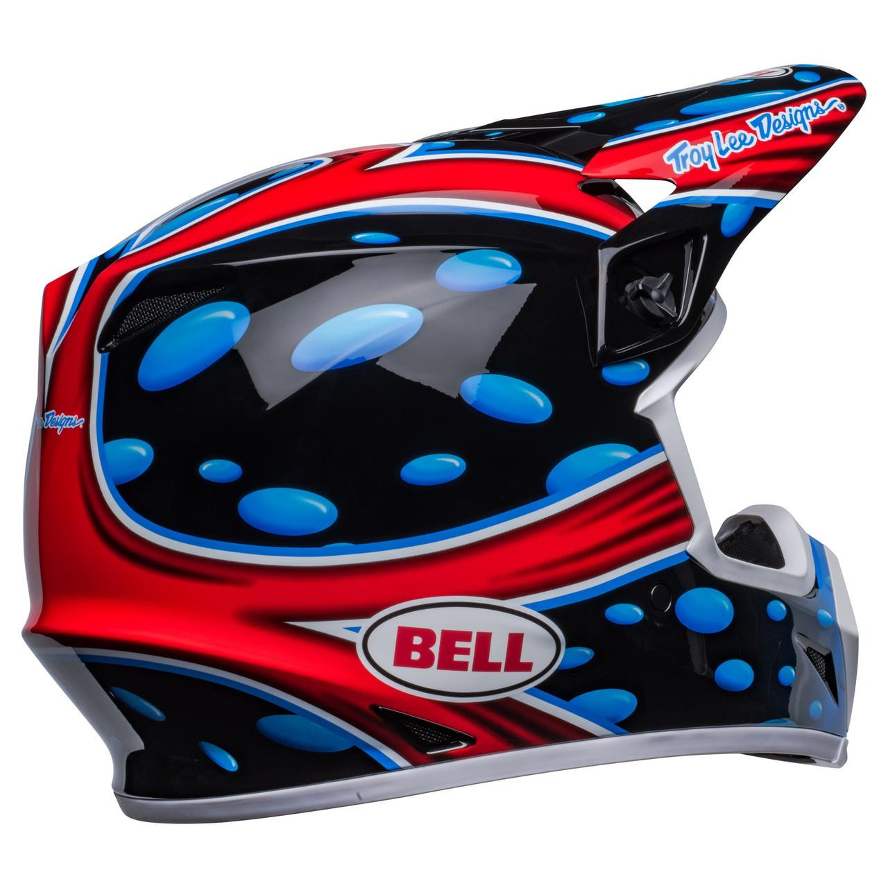 Bell MX-9 MIPS 2024 Adult MX Helmet Showtime Black/Red