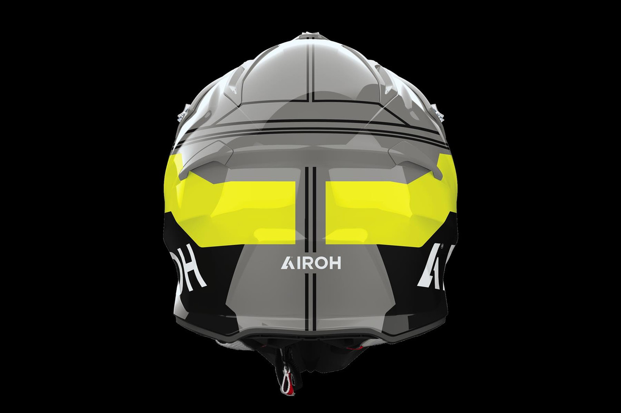 Airoh Aviator Ace 2 Fury Yellow Gloss MX Helmet