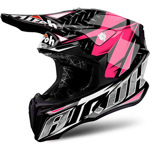 Airoh Twist MX Helmet Iron Pink