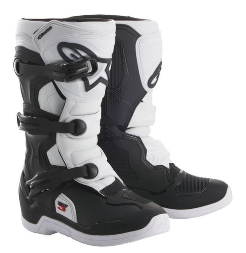 Alpinestars Tech 3S Youth Motocross Boots Black/White