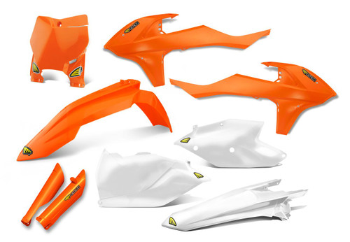 CYCRA POWERFLOW PLASTICS KIT KTM 16 SX/SXF FLO ORANGE