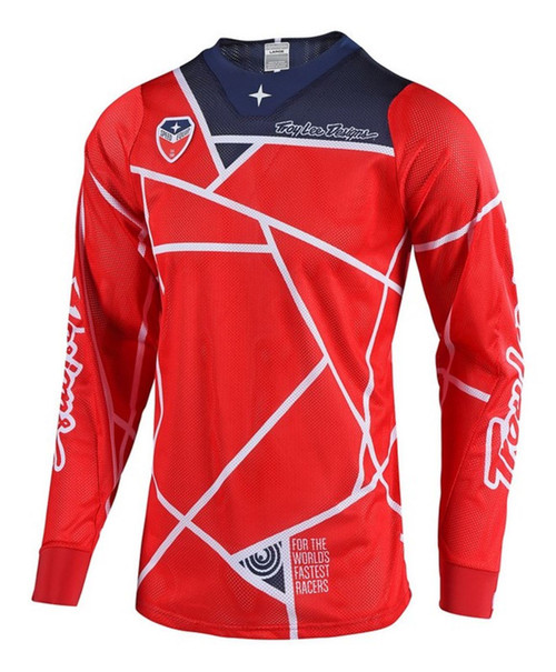 2018 Troy Lee Designs SE Air 18.1 Metrix MX Jersey Red/Navy