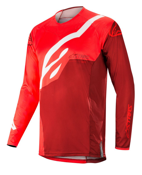 2019 Alpinestars Techstar Factory Jersey Red Burgundy