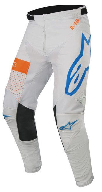 2019 Alpinestars Men's Racer Tech Atomic MX Pant Cool Grey/Mid Blue/Orange/Flou