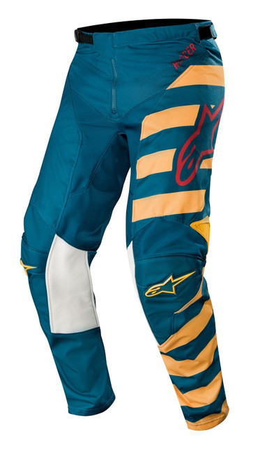 2019 Alpinestars Men's Race Brapp MX Pant Petrol/Tangerine/Maroon