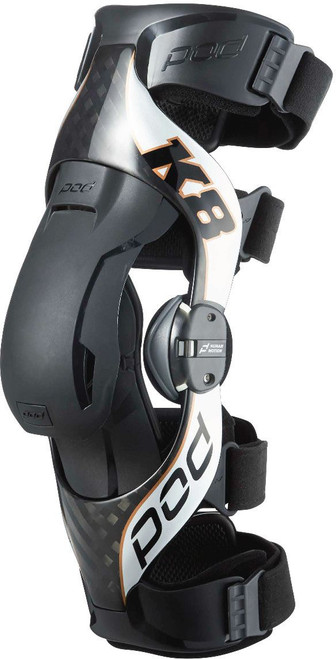 Pod Active K8 2.0 Knee Braces Adult Pair Forged Carbon