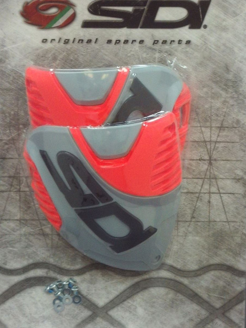 Sidi Crossfire 3 Shin Plate Ash/Red Flo