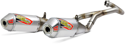 Pro Circuit T-6 Dual Stainless System, CRF450R/RX '17-18