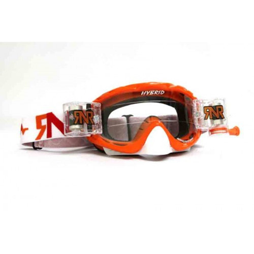 Rip n Roll Hybrid Fully Loaded MX Goggles Seville Orange Motocross Off-Road