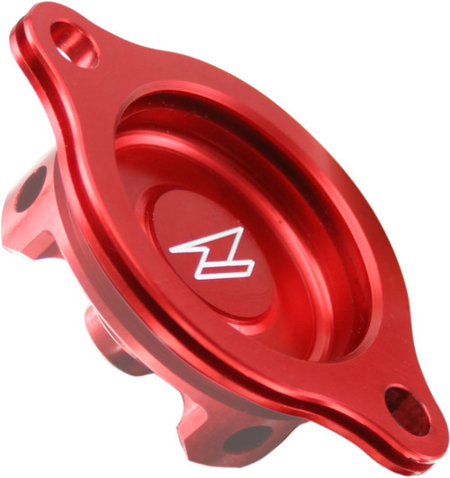 DRC Oil filter cover CRF250R 10-17 red