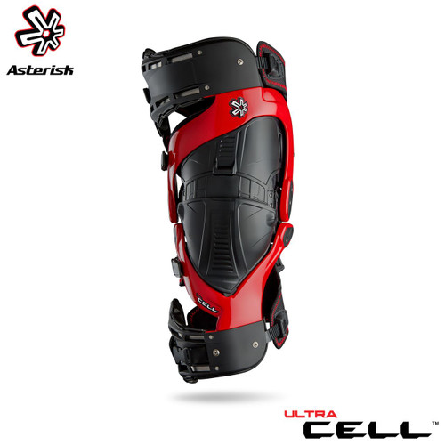 Asterisk Ultra Cell Knee Protection System Adult (Red) Pair Size Xlarge