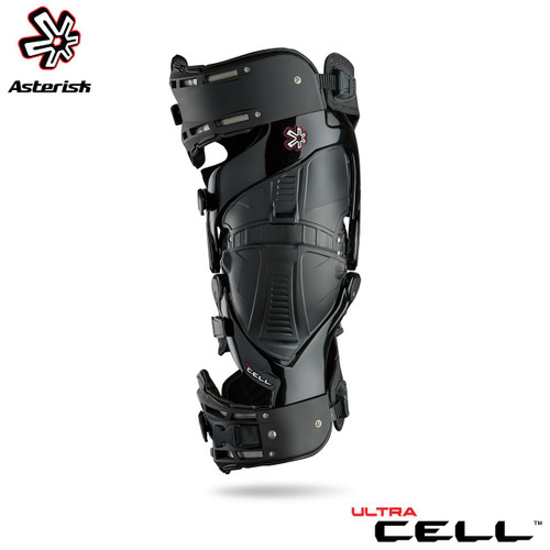 Asterisk Ultra Cell Knee Protection System Adult (Black) Pair Size Small