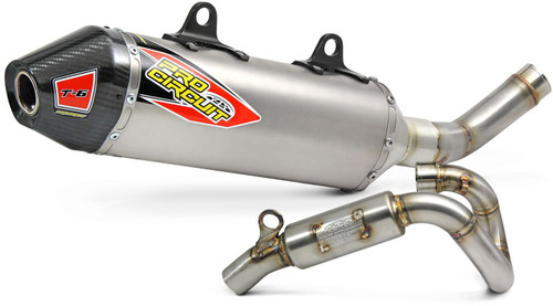 Pro Circuit T-6 Stainless System W/Ti Canister and carbon end cap, KTM250SX-F '16-1/2 250SX-F