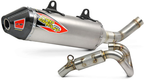 Pro Circuit T-6 Stainless System W/Ti Canister and carbon end cap, KTM350SX-F '16-18 ACU