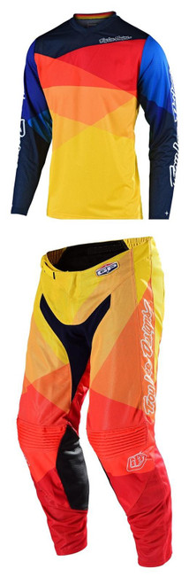 TLD Motocross Gear GP Air Jet Yellow/Orange F19 MX Kit Combo