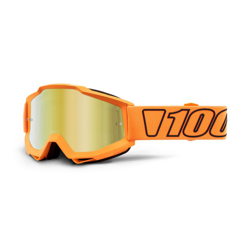 100% Accuri Goggles Luminari / Gold Mirror Lens