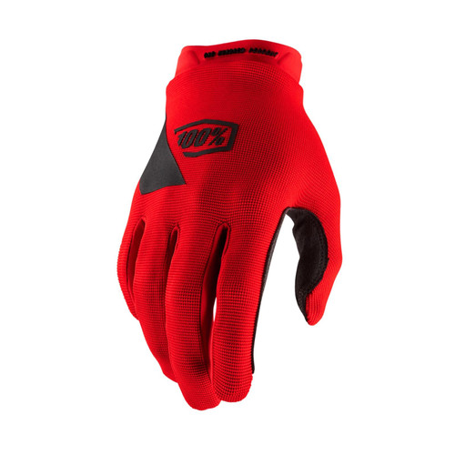 100% Ridecamp Gloves Red