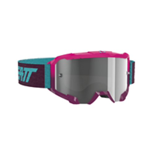 LEATT GOGGLE VELOCITY 4.5 NEON PINK - CLEAR LENS 8020001135