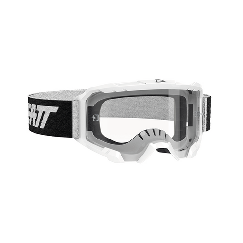 LEATT GOGGLE VELOCITY 4.5 WHITE - CLEAR LENS 8020001150