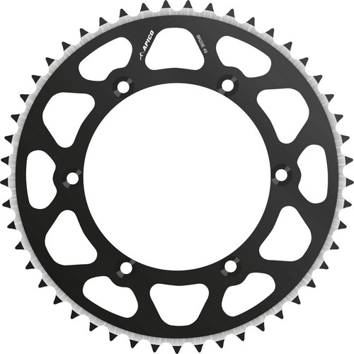 EVOLITE TR132RL 52 BLACK SPROCKET REAR EVOLITE HONDA CR80/85 86-07, CRF150R 07-19 52T BLACK