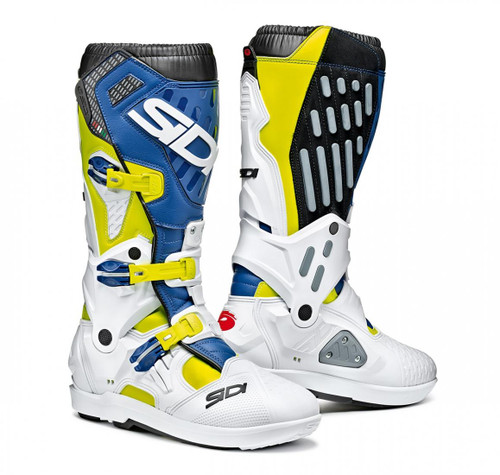 SIDI ATOJO SRS YELLOW FLUO/WHITE/BLUE BOOTS