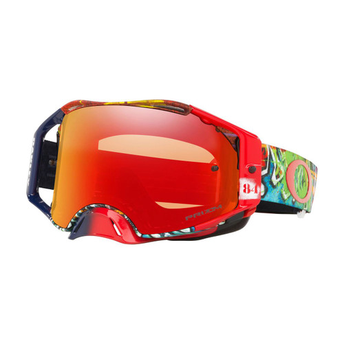 Oakley Airbrake Jeffery Herlings SS19.1 MX Goggle Adult (Graffito RWB) Prizm Torch Irdium Lens