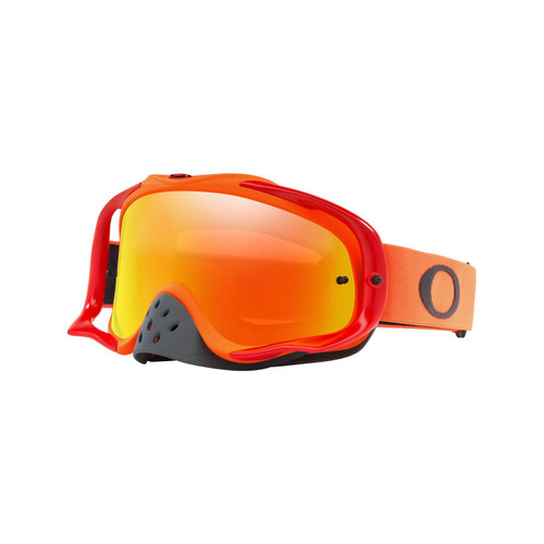 Oakley Crowbar MX Goggle (Orange/Red) Fire Irdium Lens Inc Clear Lens