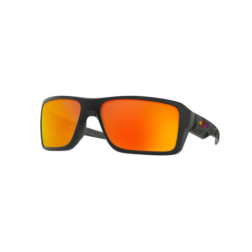 Oakley Double Edge Sunglasses Adult (Matte Black Prizmatic) Prizm Ruby Polarized Lens