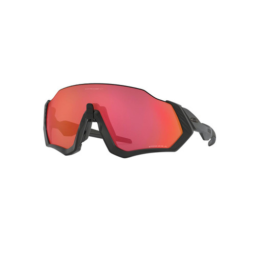 Oakley Flight Jacket Sunglasses Adult (Matte Black) Prizm Trail Torch Lens