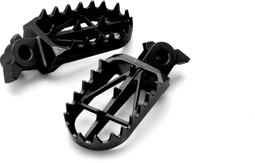 DRC Ultra-Wide foot pegs CrMo YZ125/250, WRF and YZF250F/450F, (F's and X's) 99-19