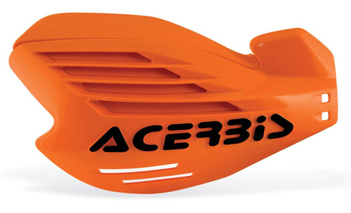 Acerbis X-FORCE Motocross Handguards Orange/Black + Fitting Kit KTM MX Off-Road