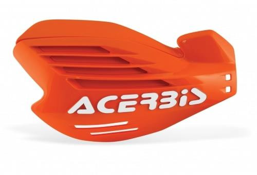 Acerbis X-FORCE Motocross Handguards Orange/White + Fitting Kit KTM MX Off-Road