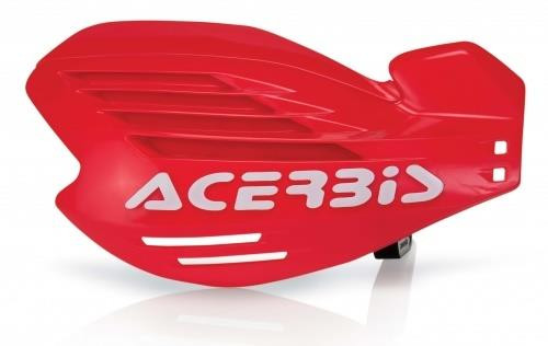 Acerbis X-FORCE Motocross Handguards Red/White + Fitting Kit Honda MX Off-Road