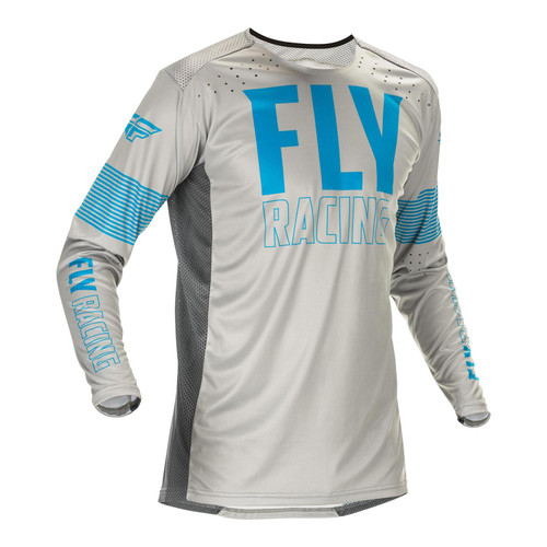 Fly Racing 2021 Lite Adult MX Jersey Blue/Grey