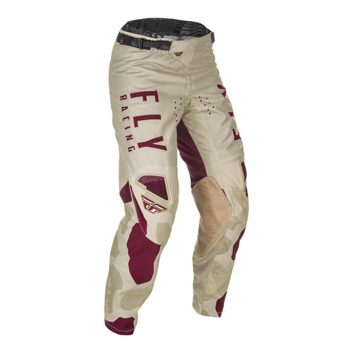 Fly Racing 2021 Youth Kinetic K221 MX Pant Stone/Berry