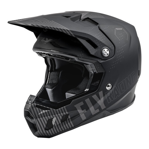 Fly Racing 2024 MX Helmet Formula CC Primary Matte Grey/Black