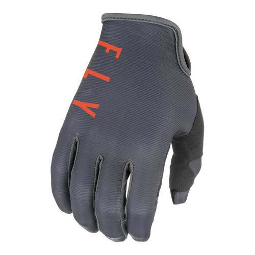 Fly Racing 2021 Lite Adult MX Gloves Grey/Orange/Black