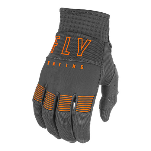 Fly Racing 2021 Adult F-16 MX Gloves Grey/Orange