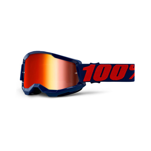 100 Percent STRATA 2 Goggle Masego - Mirror Red Lens